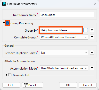 Group By NeighborhoodName